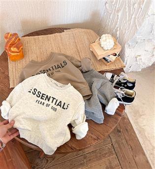 35202621-دو تیکه دورس با شلوار داخل کرک ESSENTIALS