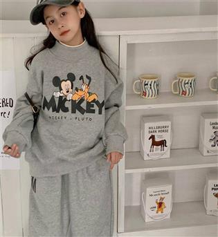 58202712-دورس با شلوار داخل کرک طرح میکی MICKEY-PLUTO