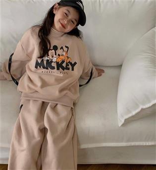 58202712-دورس با شلوار داخل کرک طرح میکی MICKEY-PLUTO