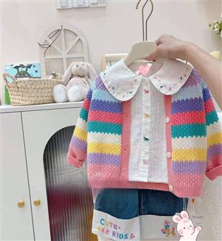 293003-دو تیکه شومیز با ژاکت رنگی 