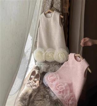 49203053-سارافن پشمی پایین گل برجسته