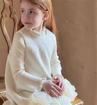 49203053-سارافن پشمی پایین گل برجسته
