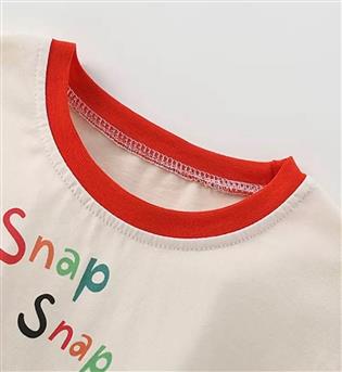 29203410-دو تیکه تیشرت با شلوارک طرح دایناسورsnap snap