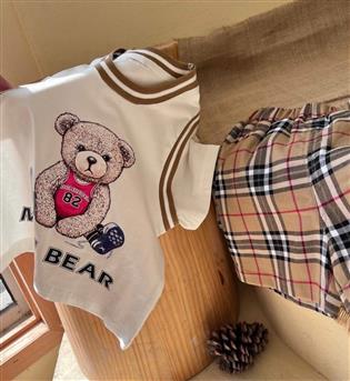 33200973-تیشرت و شلوارک خرس نشته MINI BEAR