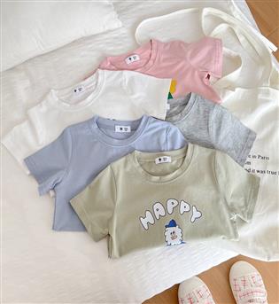 14202815-تیشرت طرح کلاغ HAPPY