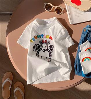 12202861-تیشرت دخترانه طرح خرس TSUMTSUM