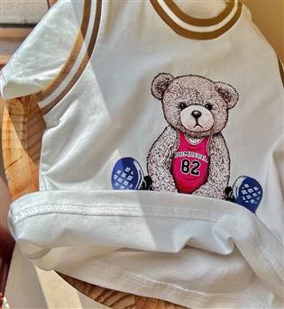 33200973-تیشرت و شلوارک خرس نشته MINI BEAR