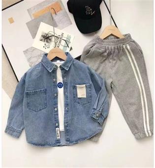 31202571-پیراهن جین دو جیب جلو Y.DSJEANS