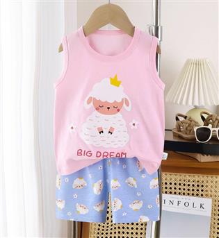 11202896-تاپ و شلوارک طرح گوسفند BIGDREAM