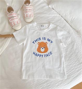 14202814-تیشرت طرح خرس THIS IS MY HAPPY FACE