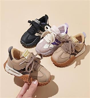 36300131-کتونی طرح بند چسبی FASHION