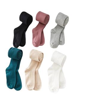8202408-جوراب شلواری ساده کبریتی