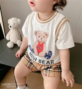 33200973-تیشرت و شلوارک خرس نشته MINI BEAR